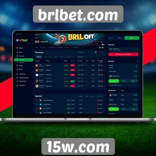 Interface do brlbet.com tem design intuitivo e moderno